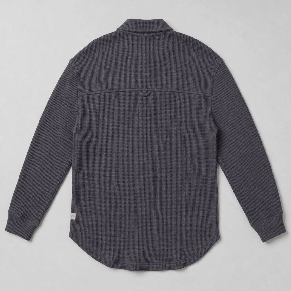 LIV Outdoor Kigo Heavy Waffle Shacket in  Charcoal