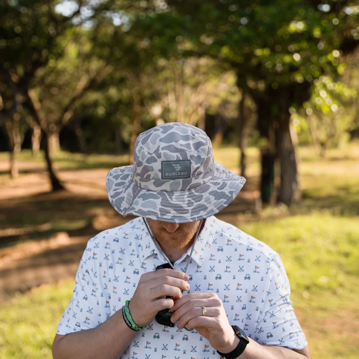 Burlebo Bucket Hat in Classic Deer Camo