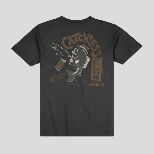 Jetty Catchless Club Tee - Black