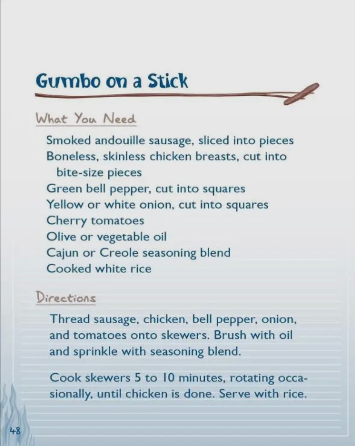 On A Stick Cookbook