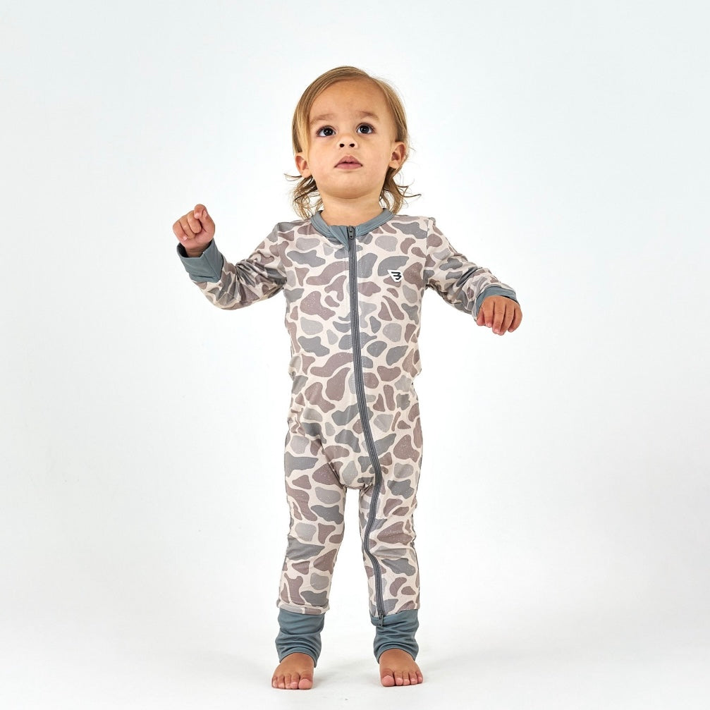 Burlebo Baby Zip-Up Classic Deer Camo