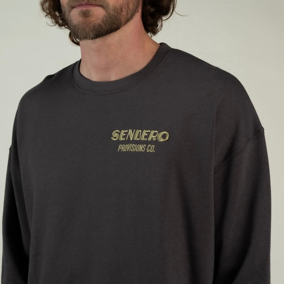 Sendero Deer Fishers Sweatshirt - Charcoal