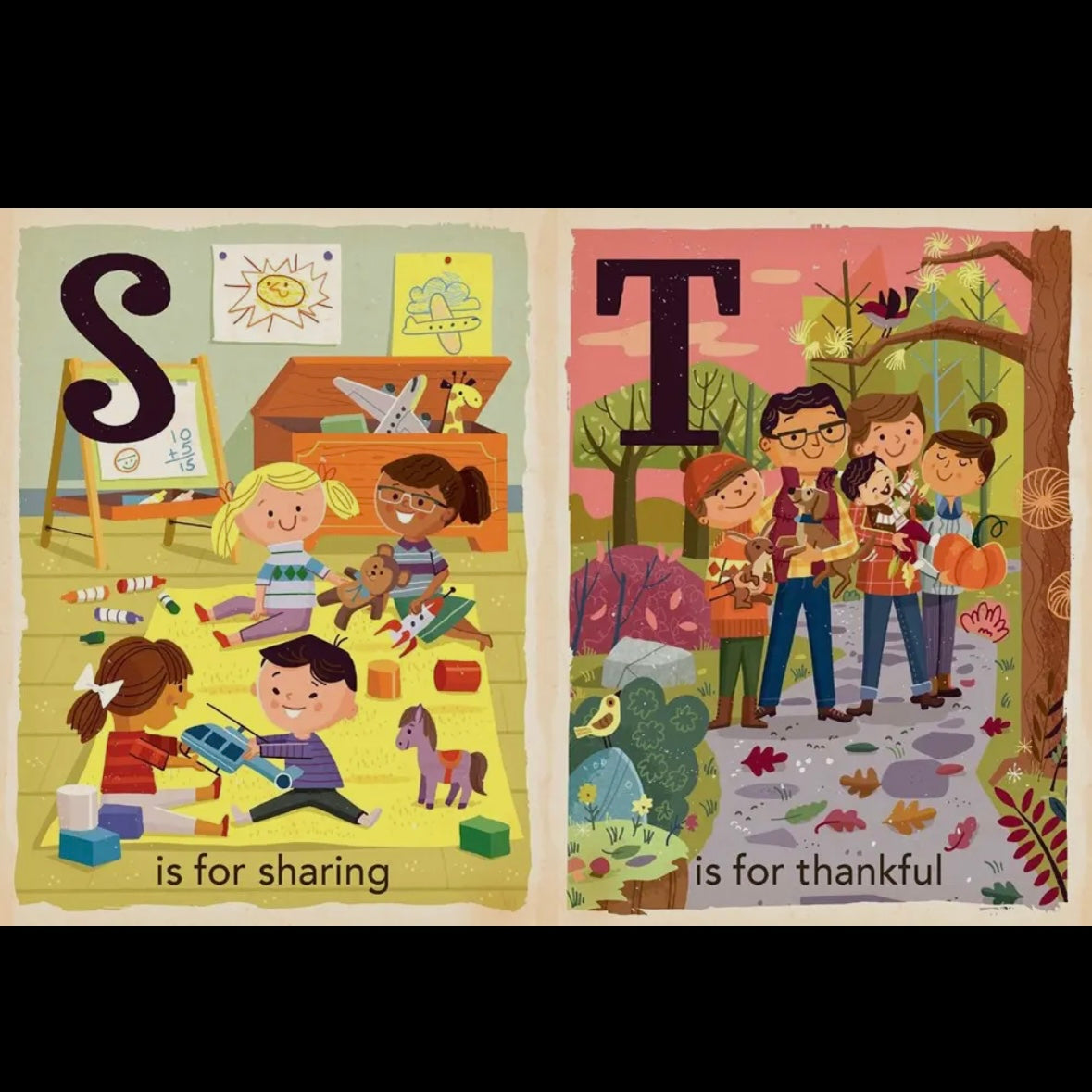 T Is For Thankful: Thanksgiving Alphabet Board Book