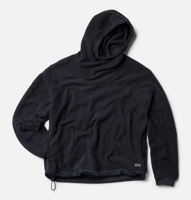Mountain Hardwear Men's Summit Grid Big Grid Hoody Black