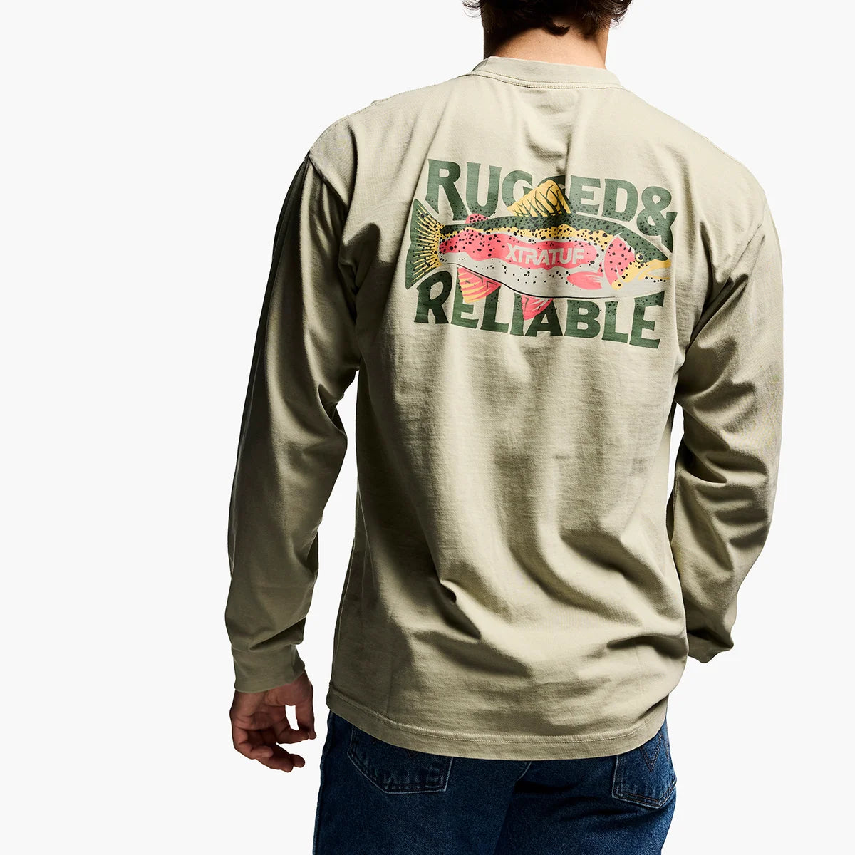 XTRATUF Men's Long Sleeve Tee - Rugged and Reliable Trout