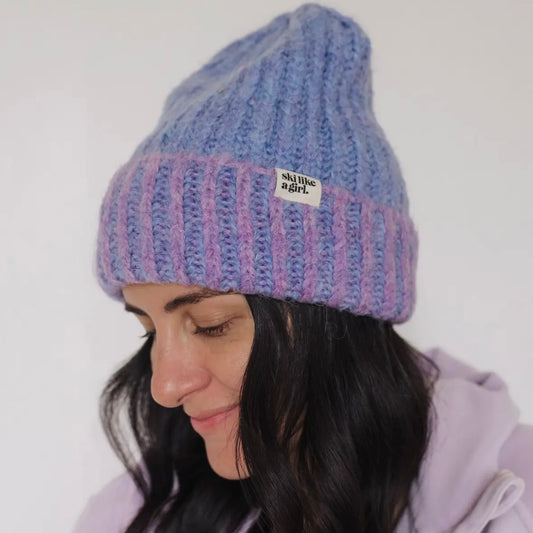 Ski Like a Girl Aprés Beanie – Frost