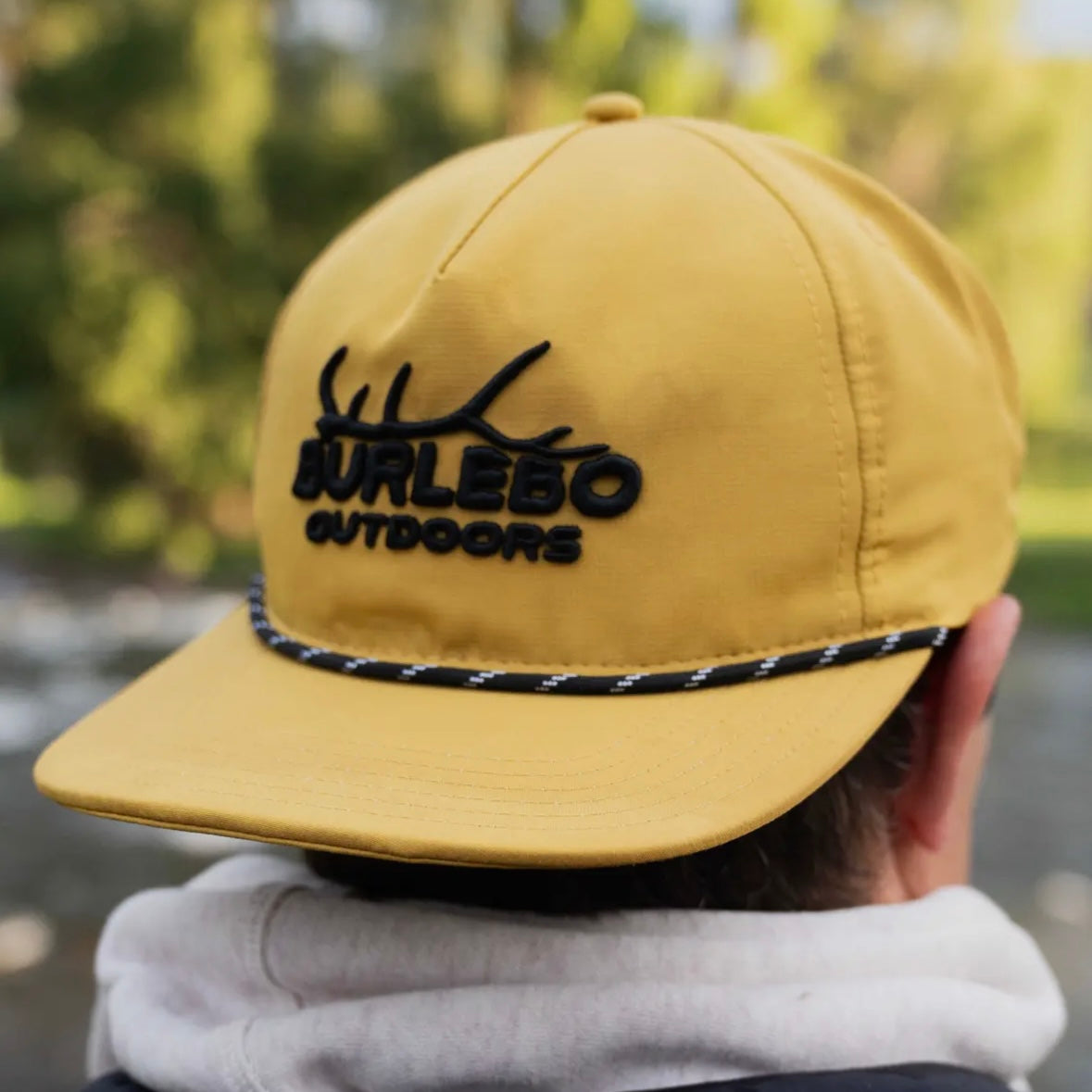 Burlebo Cap - Mustard Elk Horn Logo