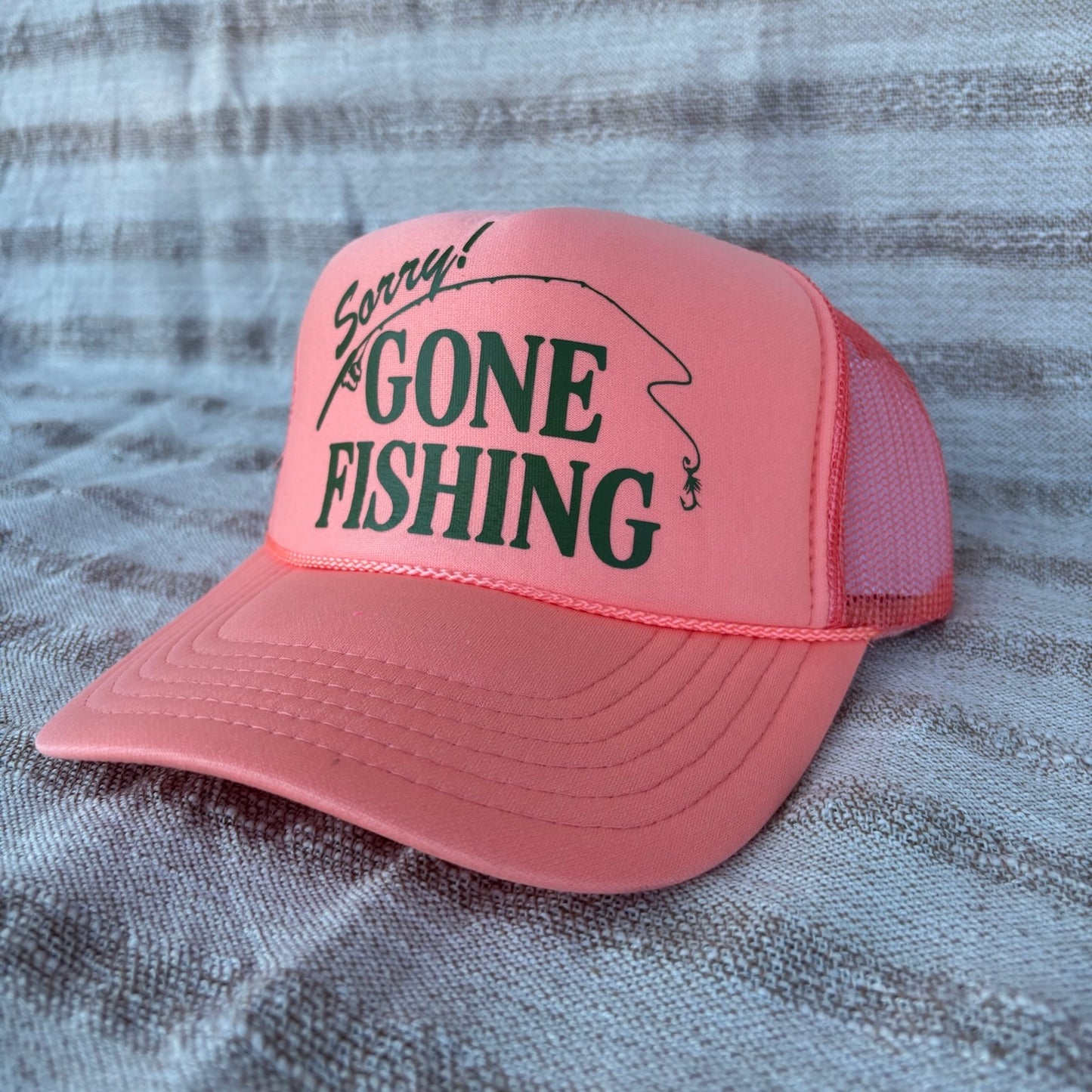 Gone Fishing Trucker Hat