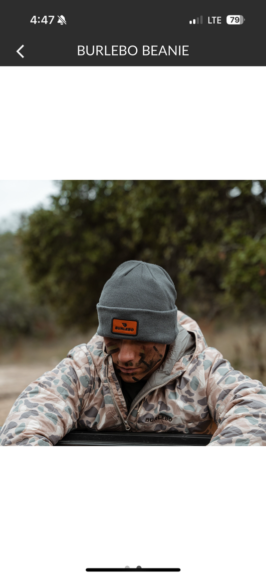 Burlebo Beanie Charcoal