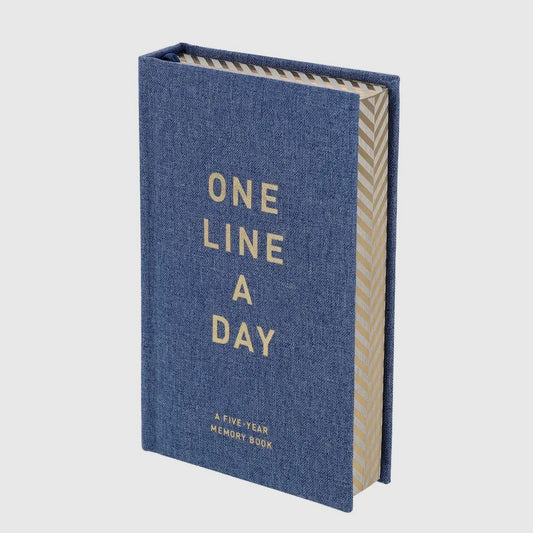 Denim One Line A Day Journal