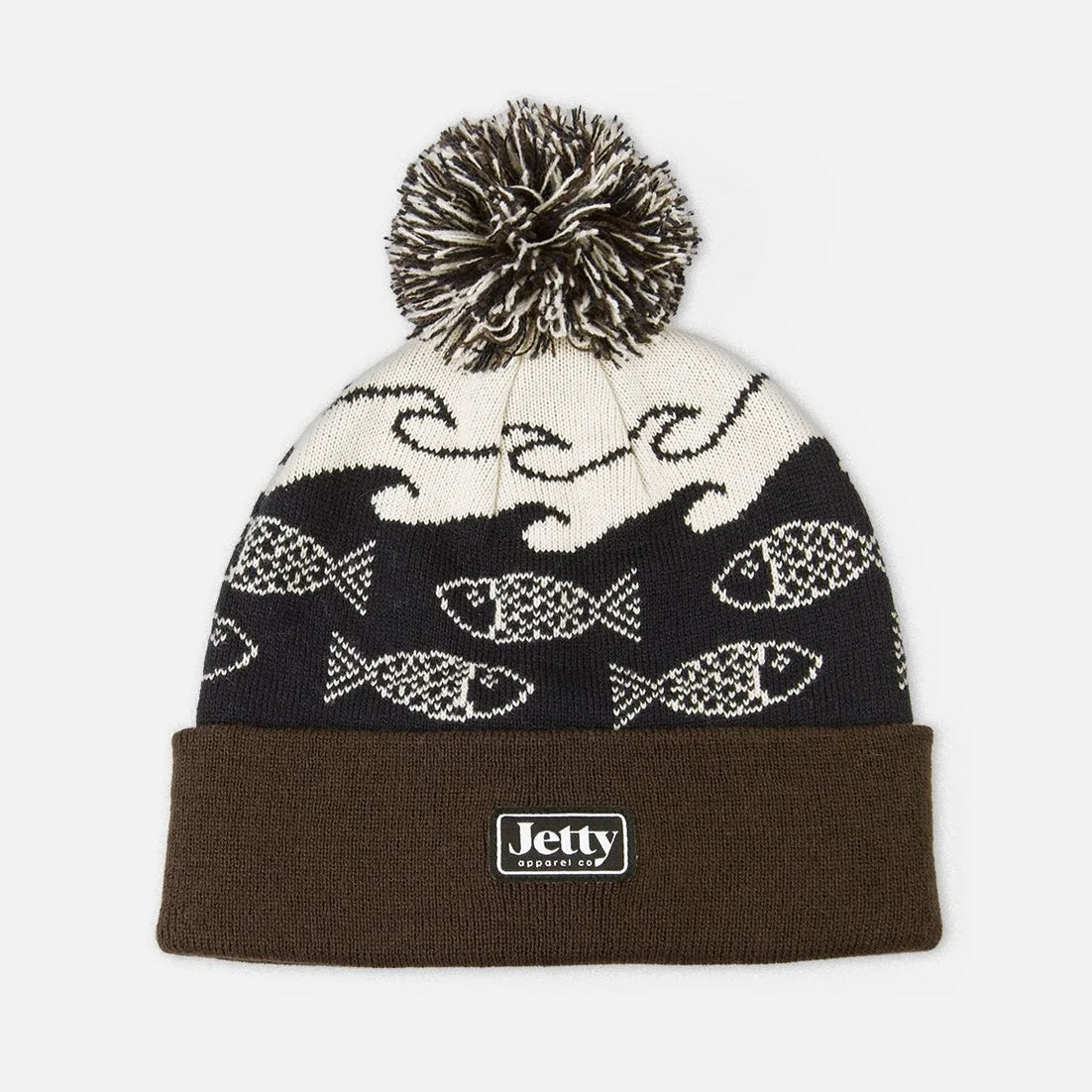 Jetty Fisheries Logo Beanie - Navy
