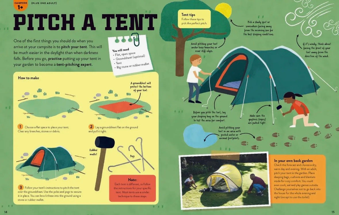 Lonely Planet Kids Create Your Own Camping Activities - Hardcover