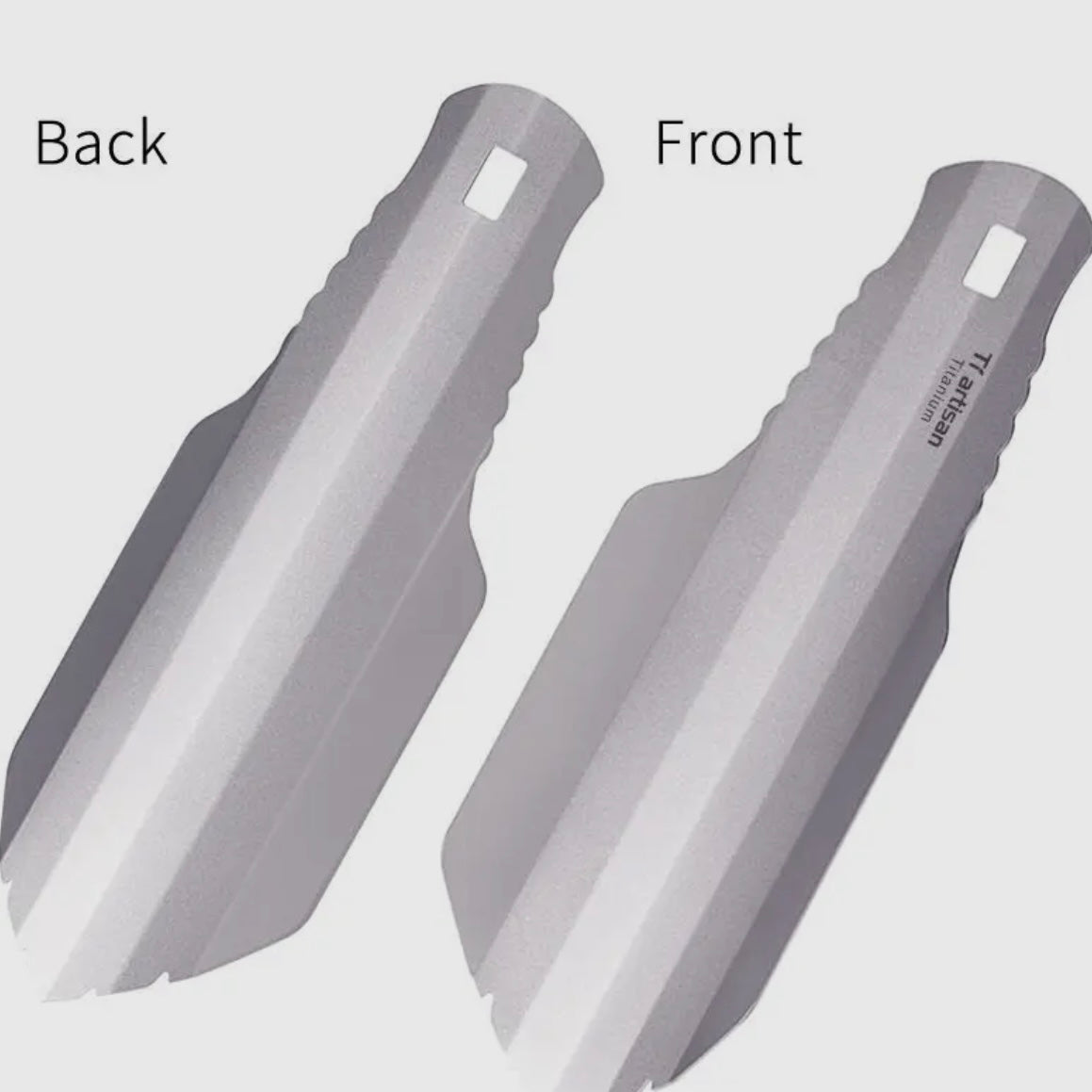 Ultralight Backpacking Trowel Titanium Shovel Hiking Trowel For Outdoor Campsite Use