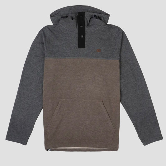 Belong Designs Men's Powell Fleece Hoodie in Vintage Ash