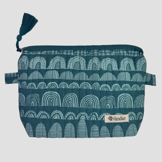 Handker Bandanas Quilted Zipper Pouch