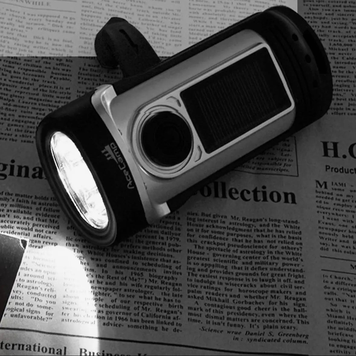 Dyna Solar & Crank Flashlight