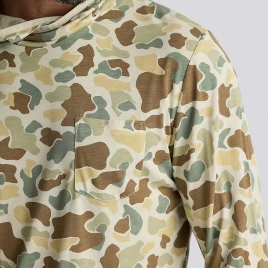 Free Fly Men's Bamboo Lightweight Hoodie - Vintage Camo